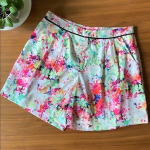 Catherine Malandrino Floral Print Shorts Size 6